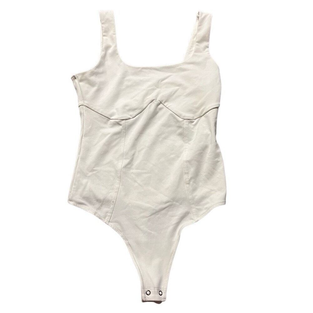 Abercrombie & Fitch White bodysuit size XS